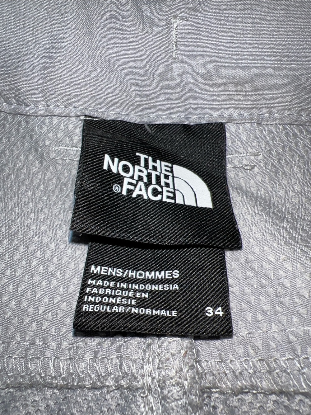 The North Face Light Gray Athletic Shorts with Zip Pocket - Picture 2 of 5